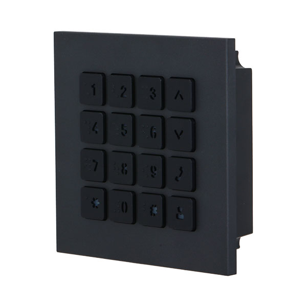 Dahua VTO4202FB-MK Keyboard Module For 2-Wire IP Modular Apartment Door Station Black