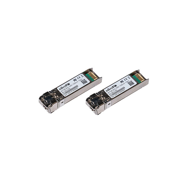 MikroTik XS+2733LC15D SFP/SFP+/SFP28 module, SM, 15km, 1/10/25G, pair