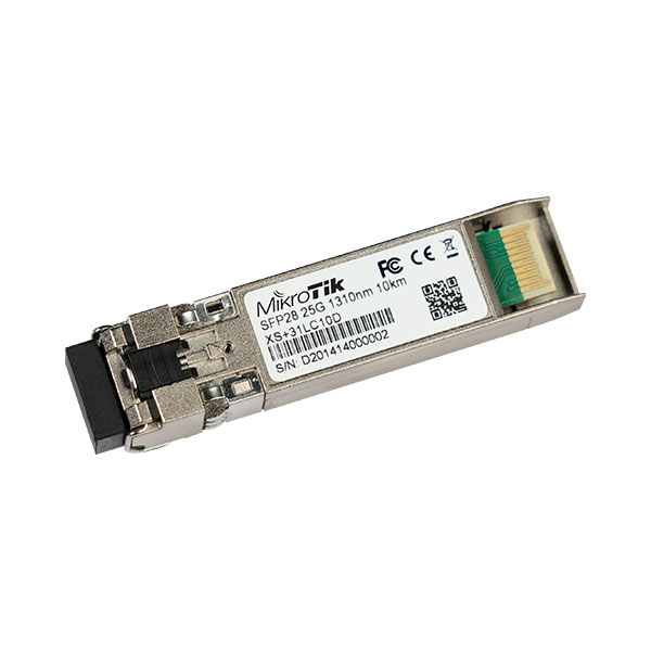MikroTik XS+31LC10D SFP/SFP+/SFP28 module, SM, 10km, 1/10/25G, 1310nm
