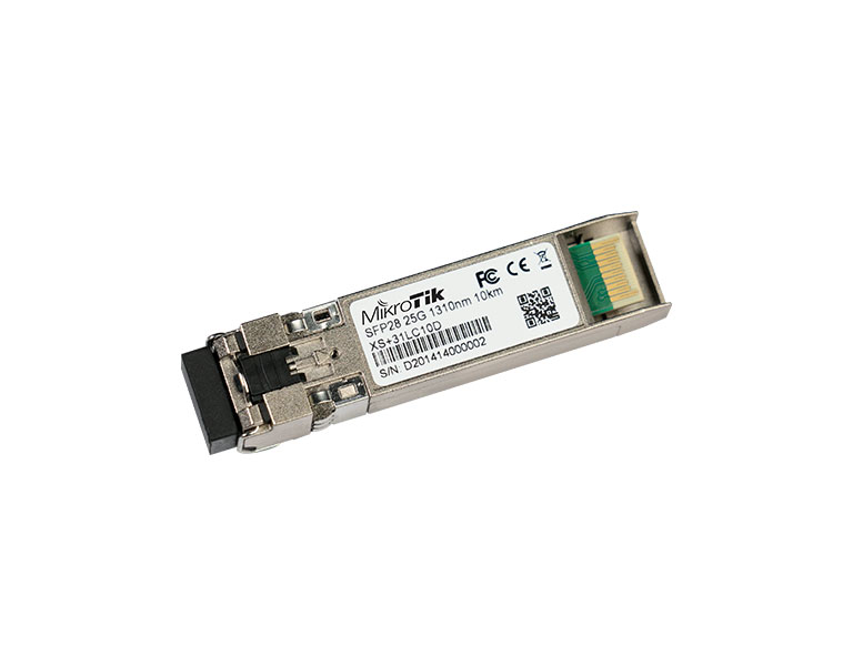 MikroTik XS+31LC10D SFP/SFP+/SFP28 module, SM, 10km, 1/10/25G, 1310nm