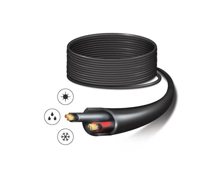 Ubiquiti PC-12-M Outdoor Power Cable, 12 AWG, by meter