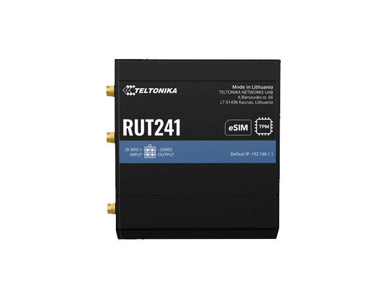Teltonika RUT241-ESIM Industrial 4G ESIM™ Router