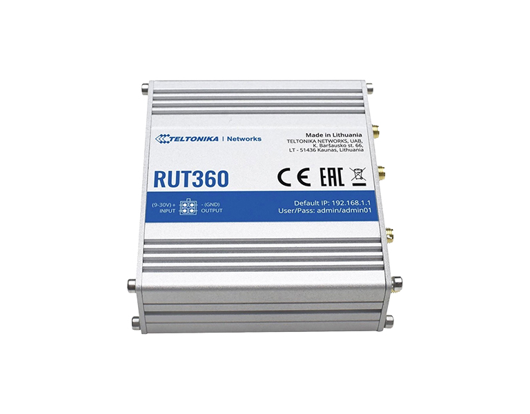 Teltonika RUT360 LTE Cat6 Industrial Cellular Router, OPEN BOX