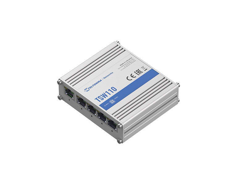Teltonika TSW110 L2 Unmanaged Ethernet Switch
