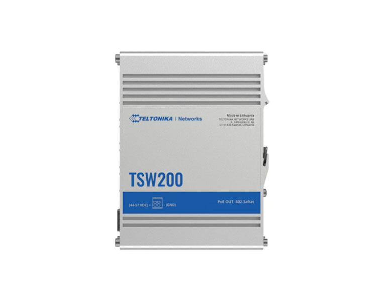 Teltonika TSW200 Industrial Unmanaged PoE+ Switch