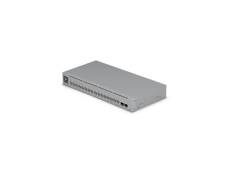 Ubiquiti USW-PRO-MAX-16-POE, a 16-port, L3 Etherlighting Switch with 2.5 GbE, POE++ output